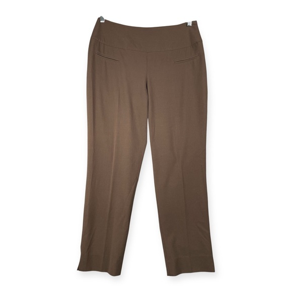 Lena Gabrielle Pants - Lena Gabrielle Women’s Dress Pants Size 8 Brown Mid Rise Work Trousers